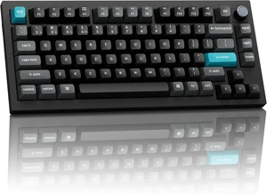 Keychron Q1 Ultra 8K 75% Wireless Custom Mechanical Keyboard Fully Assembled Aluminum, Hot-Swappable, 2.4 GHz/Bluetooth 5.3/Wired, ZMK, RGB, Knob, 660-Hour Battery, Red Switch, Black Keychron Q1 Ultra 8K 75% Wireless Custom Mechanical Keyboard Fully Assembled Aluminum, Hot-Swappable, 2.4 GHz/Bluetooth 5.3/Wired, ZMK, RGB, Knob, 660-Hour Battery, Red Switch, Black