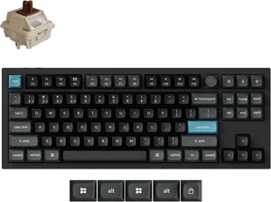 Keychron Q3 Ultra Wireless Mechanical Keyboard 8KHz Polling Rate, TKL 2.4G/Bluetooth 5.3/Wired Up to 660 Hours Long Battery Life, Hot-Swappable Aluminum RGB Gaming ZMK for Mac/Windows/Linux-Black Keychron Q3 Ultra Wireless Mechanical Keyboard 8KHz Polling Rate, TKL 2.4G/Bluetooth 5.3/Wired Up to 660 Hours Long Battery Life, Hot-Swappable Aluminum RGB Gaming ZMK for Mac/Windows/Linux-Black