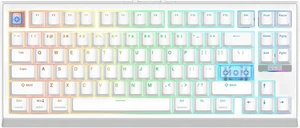 EPOMAKER G84 HE Wireless Hall Effect Keyboard, 8K Polling & 8000mAh SOCD & DKS, Gaming Keyboard with Fast Trigger & Adjustable Actuation, RGB Backlit, PBT Keycap, Hot-Swap, for Win/Mac (White) EPOMAKER G84 HE Wireless Hall Effect Keyboard, 8K Polling & 8000mAh SOCD & DKS, Gaming Keyboard with Fast Trigger & Adjustable Actuation, RGB Backlit, PBT Keycap, Hot-Swap, for Win/Mac (White)