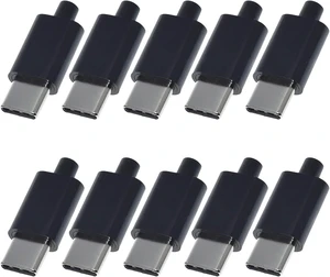 10Set USB 3.1 Type C Male Connector
24 Pin, Welding Data Line Interface, 24P PCB Board Support Module, Black 10Set USB 3.1 Type C Male Connector
24 Pin, Welding Data Line Interface, 24P PCB Board Support Module, Black