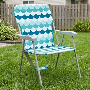 Folding Beach Chairs for Adults, High Back Lightweight for Camp Lawn | Tall Camping Chairs with Shoulder Straps Hard Armrest, Supports 300lbs for Outdoor Concert (Cyan Blue) Folding Beach Chairs for Adults, High Back Lightweight for Camp Lawn | Tall Camping Chairs with Shoulder Straps Hard Armrest, Supports 300lbs for Outdoor Concert (Cyan Blue)