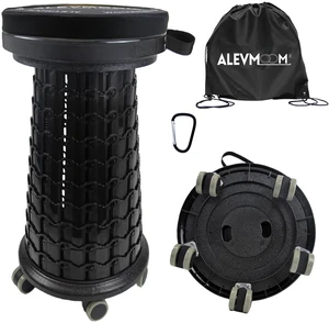 Upgrade XXL Collapsilbe Stool with Wheels & Cushion, H 20.1, D 13 Heavy Duty Load Capacity 1000lbs, Portable Retractable Telescoping Folding Rolling Stool for Home, Office, Garage Upgrade XXL Collapsilbe Stool with Wheels & Cushion, H 20.1, D 13 Heavy Duty Load Capacity 1000lbs, Portable Retractable Telescoping Folding Rolling Stool for Home, Office, Garage