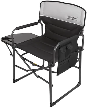 Oversized Directors Camping Chair for Adults with Side Table Portable Folding Chair 500 LBS with Padded Back, Cup Holder, Side Pocket & Carry Bag for Camping, Fish, Lawn, Beach Oversized Directors Camping Chair for Adults with Side Table Portable Folding Chair 500 LBS with Padded Back, Cup Holder, Side Pocket & Carry Bag for Camping, Fish, Lawn, Beach