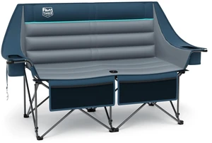 Oversized Double Camping Chair, Extra Wide Folding Camp Couch | Loveseat Folding Chairs with Cup & Wine Glass Holders, Dual Camping Chair with Pocket & Carry Bag for Campsites, Patio, Lawn Oversized Double Camping Chair, Extra Wide Folding Camp Couch | Loveseat Folding Chairs with Cup & Wine Glass Holders, Dual Camping Chair with Pocket & Carry Bag for Campsites, Patio, Lawn