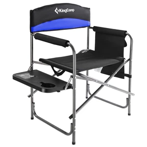 Directors Chair, Heavy Duty 400lbs Camping Chair for Adults, Blue | Folding Chair with Side Table & Pocket, Cup Holder, Padded Seat & Armrests, for Outdoor Fishing Patio Sport Directors Chair, Heavy Duty 400lbs Camping Chair for Adults, Blue | Folding Chair with Side Table & Pocket, Cup Holder, Padded Seat & Armrests, for Outdoor Fishing Patio Sport