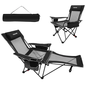 Reclining Camping Chair 4 Position with Foot Rest Comfortable for Adults 265Ibs Folding Lounger Mesh Beach Chair with Cooler Bag and Cup Holder for Outdoor Patio Reclining Camping Chair 4 Position with Foot Rest Comfortable for Adults 265Ibs Folding Lounger Mesh Beach Chair with Cooler Bag and Cup Holder for Outdoor Patio