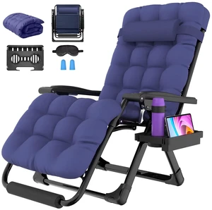 Oversized Zero Gravity Chair, 500LBS 29In XL Outdoor Recliner Chairs | w/Removable Cushion&Headrest, Camping Lounge Chair w/ Upgraded Lock&Footrest, Reclining Patio Chairs for Indoor Outdoor Oversized Zero Gravity Chair, 500LBS 29In XL Outdoor Recliner Chairs | w/Removable Cushion&Headrest, Camping Lounge Chair w/ Upgraded Lock&Footrest, Reclining Patio Chairs for Indoor Outdoor