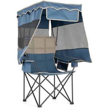 Oversized Camping Chair with CanopyFolding Chair Supports 330 Lbs, Blue | Padded Outdoor Chair with Cup Holder,Cooler Bag,Side Pockets, Beach Chair with Canopy for Outdoor Camping,Fishing Oversized Camping Chair with CanopyFolding Chair Supports 330 Lbs, Blue | Padded Outdoor Chair with Cup Holder,Cooler Bag,Side Pockets, Beach Chair with Canopy for Outdoor Camping,Fishing