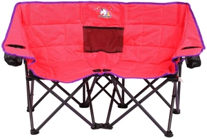 Kids Double Camping Chair for Ages 4-8 Boys and Girls, Pink | Folding Kids 2 Seat Chair with Dual-lock safety 125 lbs, Mesh Storage Pocket, Backpack Carry Bag, Cup Holder for Camp, Picnic Kids Double Camping Chair for Ages 4-8 Boys and Girls, Pink | Folding Kids 2 Seat Chair with Dual-lock safety 125 lbs, Mesh Storage Pocket, Backpack Carry Bag, Cup Holder for Camp, Picnic