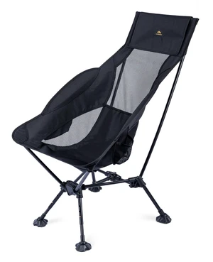 Ultralight Compact Folding Anti-Sinking Chair, High Back, Black | Adjustable Height, Anti-Sinking Large Feet, Aluminum Triangular Frame, with Carry Bag, for Camping Beach Backpacking Ultralight Compact Folding Anti-Sinking Chair, High Back, Black | Adjustable Height, Anti-Sinking Large Feet, Aluminum Triangular Frame, with Carry Bag, for Camping Beach Backpacking