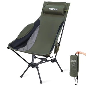 RestAngle High Back Folding Camping Chair, Lounge Comfort - Green | Portable for space-saving storage, packs down small, removable pillow, easy to carry for RVs, campfires and backyards. RestAngle High Back Folding Camping Chair, Lounge Comfort - Green | Portable for space-saving storage, packs down small, removable pillow, easy to carry for RVs, campfires and backyards.