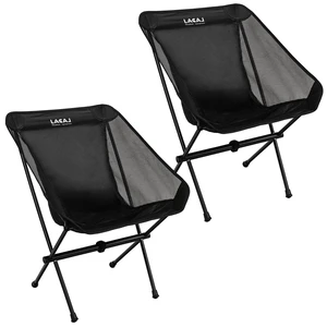 Ultra-Light Folding Camping Chair, All-Aluminum Frame, Surper Breathable Fabric, Easy to Carry, Compact Storage Size (2, Black) Ultra-Light Folding Camping Chair, All-Aluminum Frame, Surper Breathable Fabric, Easy to Carry, Compact Storage Size (2, Black)