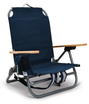 SunSoul Folding Light-Weight Backpack Beach Chair,Cup Holders|Arm Rest|Foldable, Aluminum, Navy SunSoul Folding Light-Weight Backpack Beach Chair,Cup Holders|Arm Rest|Foldable, Aluminum, Navy