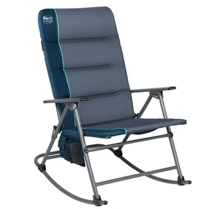 Oversized Folding Rocking Camping Chair, Padded Outdoor Rocker with High Back, Portable Outdoor Chair for Patio, Garden, Lawn, Supports up to 400 lbs, Blue Oversized Folding Rocking Camping Chair, Padded Outdoor Rocker with High Back, Portable Outdoor Chair for Patio, Garden, Lawn, Supports up to 400 lbs, Blue