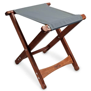 Pangean Folding Stool | Canvas Camp & Wood Camp Stool for Portable & Outdoor Seating in Granite Pangean Folding Stool | Canvas Camp & Wood Camp Stool for Portable & Outdoor Seating in Granite