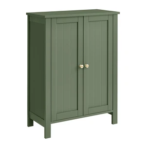 Bathroom Floor Storage Cabinet, 2 Adjustable Shelves, Forest Green | Bathroom Storage Unit,11.8"D x 23.6"W x 31.5"H, HELAN Collection UBCB060C01 Bathroom Floor Storage Cabinet, 2 Adjustable Shelves, Forest Green | Bathroom Storage Unit,11.8"D x 23.6"W x 31.5"H, HELAN Collection UBCB060C01