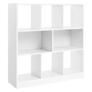 Bookshelf, 8 Cubes Storage Organizer, 35.4 x 11 x 39.4 Inches | Storage Shelf, for Living Room, Home Office, Dining Room, Cloud White, CUSTOS Collection ULBC55WT Bookshelf, 8 Cubes Storage Organizer, 35.4 x 11 x 39.4 Inches | Storage Shelf, for Living Room, Home Office, Dining Room, Cloud White, CUSTOS Collection ULBC55WT