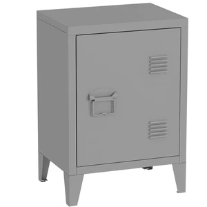 Metal Nightstand Modern End Side Table Steel Bedside Storage Cabinet with Shelf Easy Assembly for Living Room Bedroom Metal Nightstand Modern End Side Table Steel Bedside Storage Cabinet with Shelf Easy Assembly for Living Room Bedroom
