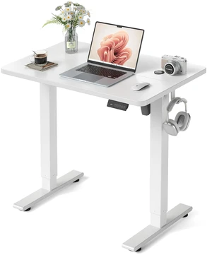 32" Small Electric Standing Desk Height Adjustable Desk, White | 28.3"- 46.5" Height Range, Stable Steel Frame, 176 lbs Capacity, Easy Assembly, Compact Design for Home Office & Apartments 32" Small Electric Standing Desk Height Adjustable Desk, White | 28.3"- 46.5" Height Range, Stable Steel Frame, 176 lbs Capacity, Easy Assembly, Compact Design for Home Office & Apartments
