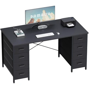 47 Inch Computer Desk with 8 Fabric Drawers for Home Office Work | Ample Storage, Space-Saving, Suitable for Home Office Bedrooms Dorm Living Rooms for Study, Writing, Work 47 Inch Computer Desk with 8 Fabric Drawers for Home Office Work | Ample Storage, Space-Saving, Suitable for Home Office Bedrooms Dorm Living Rooms for Study, Writing, Work