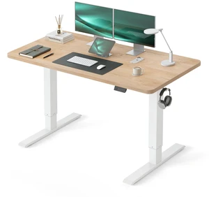 48 x 24 Electric Standing Desk, Height Adjustable, Maple | Sit Stand up Home Office Desk, Computer Workstations, Ergonomic Design, Advanced Motor, High-Strength Frame, 176 lbs Capacity 48 x 24 Electric Standing Desk, Height Adjustable, Maple | Sit Stand up Home Office Desk, Computer Workstations, Ergonomic Design, Advanced Motor, High-Strength Frame, 176 lbs Capacity