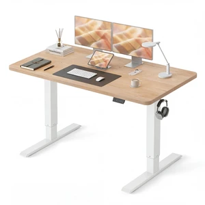 48 x 24 Electric Height Adjustable Standing Desk, Maple | Sit to Stand, Computer Workstations, Home Office Desk, Advanced Motor, Next-Gen Frame, 176 lbs Capacity, Smart Lift System 48 x 24 Electric Height Adjustable Standing Desk, Maple | Sit to Stand, Computer Workstations, Home Office Desk, Advanced Motor, Next-Gen Frame, 176 lbs Capacity, Smart Lift System