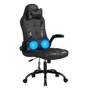 PC Gaming Chair Racing Office Chair Ergonomic Desk Chair Massage PU Leather Computer Chair with Lumbar Support Headrest Armrest Executive Task Rolling Swivel Chair for Back Pain, Camo PC Gaming Chair Racing Office Chair Ergonomic Desk Chair Massage PU Leather Computer Chair with Lumbar Support Headrest Armrest Executive Task Rolling Swivel Chair for Back Pain, Camo