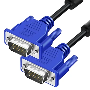 LORDTRONICS VGA Cable 5FT | 15-Pin HD15 Male to Male SVGA Monitor Cable, 1080p | for PC, Laptop, Monitor, Projector & TV | Black LORDTRONICS VGA Cable 5FT | 15-Pin HD15 Male to Male SVGA Monitor Cable, 1080p | for PC, Laptop, Monitor, Projector & TV | Black