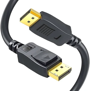 LORDTRONICS DisplayPort to DisplayPort Cable 6FT | DP 1.2, 4K@60Hz, 2K@165Hz | for PC, Graphics Card, Gaming Monitor & Projector | Black LORDTRONICS DisplayPort to DisplayPort Cable 6FT | DP 1.2, 4K@60Hz, 2K@165Hz | for PC, Graphics Card, Gaming Monitor & Projector | Black