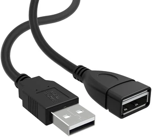 LORDTRONICS USB 2.0 Extension Cable 3FT | USB-A Male to USB-A Female Extender Cord | for Laptop, PC, PS5, Xbox, Printer & Flash Drive | Black LORDTRONICS USB 2.0 Extension Cable 3FT | USB-A Male to USB-A Female Extender Cord | for Laptop, PC, PS5, Xbox, Printer & Flash Drive | Black