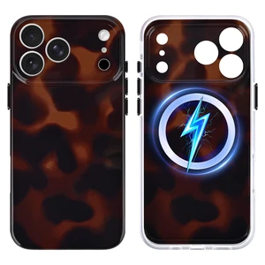 Magnetic for iPhone 18 Pro/17 Pro Case Cute Tortoise Shell Shockproof Brown | Compatible with MagSafe, Full Camera Protection IMD Craft Soft TPU & Hard PC Protective Phone Case for Women Girls Magnetic for iPhone 18 Pro/17 Pro Case Cute Tortoise Shell Shockproof Brown | Compatible with MagSafe, Full Camera Protection IMD Craft Soft TPU & Hard PC Protective Phone Case for Women Girls