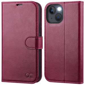 for iPhone 13 Wallet Case, Card Holder, Burgundy | RFID Blocking, Kickstand, Magnetic Closure, PU Leather Flip Folio, Shockproof TPU Shell, Protective Phone Cover (6.1") 2021 for iPhone 13 Wallet Case, Card Holder, Burgundy | RFID Blocking, Kickstand, Magnetic Closure, PU Leather Flip Folio, Shockproof TPU Shell, Protective Phone Cover (6.1") 2021