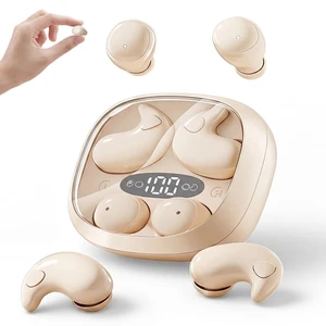 Sleep Earbuds for Side Sleepers, 2 in 1 Mini Earbuds Wireless Bluetooth for Sleeping, Discreet in-Ear Earphones for Small Ear Canals, Noise Cancelling, Small Ear Buds for Travel, Relax(Gold) Sleep Earbuds for Side Sleepers, 2 in 1 Mini Earbuds Wireless Bluetooth for Sleeping, Discreet in-Ear Earphones for Small Ear Canals, Noise Cancelling, Small Ear Buds for Travel, Relax(Gold)