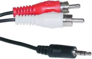 Offex Wholesale 2 RCA Male / 3.5mm Stereo Male, 50 ft