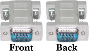 Offex Wholesale HD15 (VGA) Male / HD15 (VGA) Male, Coupler / Gender Changer, Molded type