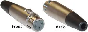 Offex Wholesale Female XLR Solder type Connector 3 Conductor