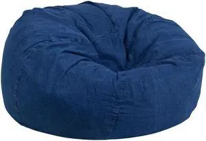Oversized Denim Kids Bean Bag Chair