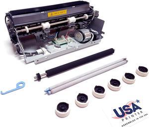 USA Printer 40X0100-USA (40X2591 40X0197 39V2598 56P4240) Maintenance Kit for Lexmark T640 T642 T644 includes 40X2592 Fuser (40X0116), Transfer & Charge Roller, 3 Sets of Pickup Rollers (110V)