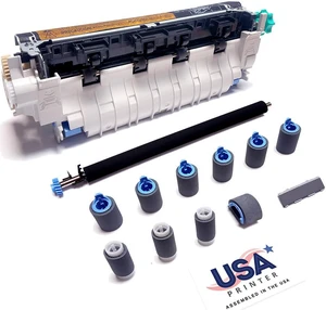 USA Printer Q5998-67904-DMK-USA (Q5998A Q5998-67903) Deluxe Maintenance Kit for HP LaserJet 4345 includes RM1-1043 Fuser, RM1-0699 Transfer Roller, & Tray 1-4 Roller Kit (110V) USA Printer Q5998-67904-DMK-USA (Q5998A Q5998-67903) Deluxe Maintenance Kit for HP LaserJet 4345 includes RM1-1043 Fuser, RM1-0699 Transfer Roller, & Tray 1-4 Roller Kit (110V)