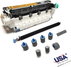 USA Printer Q2436A-MTKv1-USA (Q2436-69007) Maintenance Kit for HP LaserJet 4300 includes RM1-0101 Fuser, RM1-0699 Transfer Roller, & Tray 1-3 Roller Kit (110V) USA Printer Q2436A-MTKv1-USA (Q2436-69007) Maintenance Kit for HP LaserJet 4300 includes RM1-0101 Fuser, RM1-0699 Transfer Roller, & Tray 1-3 Roller Kit (110V)