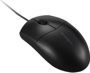 Kensington Pro Fit Wired Washable Mouse - Rugged - Optical - Cable - Black - USB Type A - 1600 dpi - Scroll Wheel - 3 Button(s) - Symmetrical