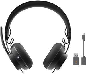 Logitech Zone 900 Headset - Stereo - USB Type A - Wireless - Bluetooth - 98.4 ft - 30 Hz - 13 kHz - Over-the-head - Binaural - Ear-cup - MEMS Technology, Omni-directional, Noise Cancelling Microphone