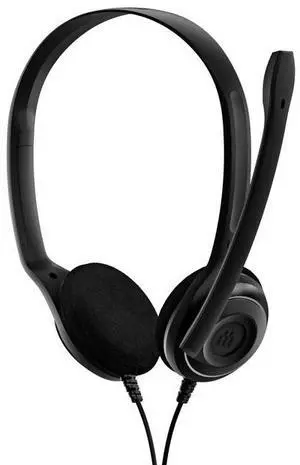 EPOS PC 8 USB Headset - Stereo - USB Type A - Wired - 32 Ohm - 42 Hz to 17 kHz - On-ear - Binaural - Supra-aural - 6.56 ft Cable - Uni-directional, Noise Cancelling Microphone - Black