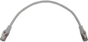 Tripp Lite Cat6a 10G Snagless Shielded Slim STP Ethernet Cable (RJ45 M/M), PoE, White, 1 ft. (0.3 m) - 1 ft Category 6a Network Cable for Network Device, Server, Switch, Router, Hub, Printer, Computer