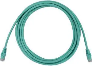 Tripp Lite Cat6a 10G Snagless Molded UTP Ethernet Cable (RJ45 M/M), PoE, Aqua, 15 ft. (4.6 m) - 15 ft Category 6a Network Cable for Network Device, Switch, Patch Panel, Server, Router, Hub, Printer, C