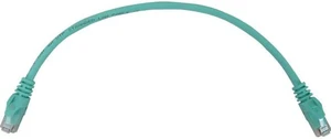 Tripp Lite Cat6a 10G Snagless Molded UTP Ethernet Cable (RJ45 M/M), PoE, Aqua, 1 ft. (0.3 m) - 1 ft Category 6a Network Cable for Network Device, Switch, Patch Panel, Server, Router, Hub, Printer, Com Tripp Lite Cat6a 10G Snagless Molded UTP Ethernet Cable (RJ45 M/M), PoE, Aqua, 1 ft. (0.3 m) - 1 ft Category 6a Network Cable for Network Device, Switch, Patch Panel, Server, Router, Hub, Printer, Com