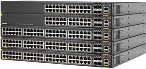 Aruba 6200M 48G 4SFP+ Switch - 48 Ports - Manageable - 10 Gigabit Ethernet, Gigabit Ethernet - 10/100/1000Base-T, 10GBase-X - 3 Layer Supported - Modular - 56 W Power Consumption - Optical Fiber, Twis