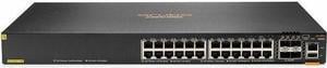 Aruba CX 6200F 24G Class 4 PoE 4SFP+ 370W Switch - 24 Ports - Manageable - Gigabit Ethernet, 10 Gigabit Ethernet - 10/100/1000Base-T, 10GBase-X - 3 Layer Supported - Modular - 4 SFP Slots - 65 W Power