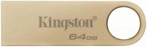 Kingston DataTraveler SE9 Gen 3- 64GB - 220MB/s read- Metal - USB 3.2 Gen 1 -Gold