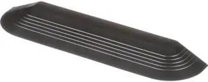 Panduit AFR End Cap Fitting - Black - Raceway End Cap - Black - 1 - 7.25" Length - Acrylonitrile Butadiene Styrene (ABS)